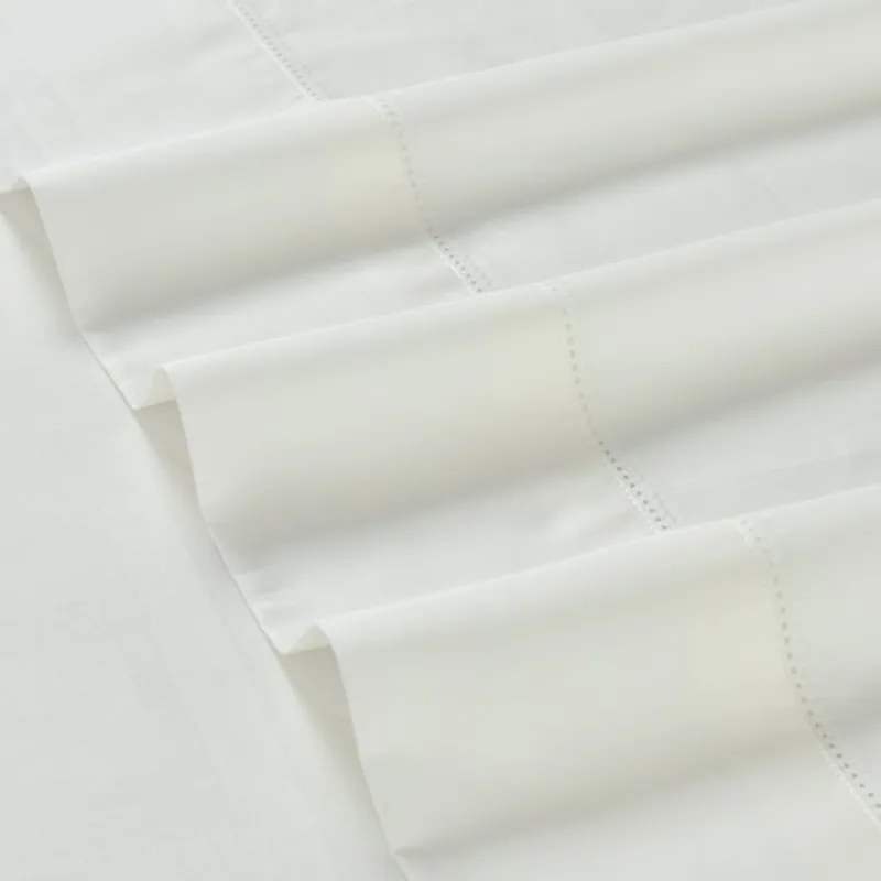 Σετ σεντόνια Βαμβακοσατέν Υπέρδιπλα 245x270 Monaco White 000000002455