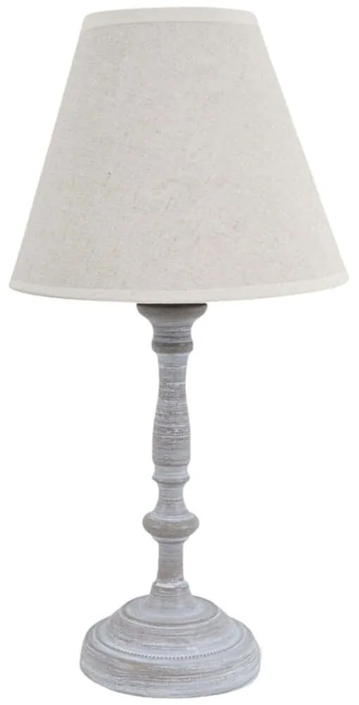 Φωτιστικό Επιτραπέζιο 845460 19x19x37cm E14 40W Antique Grey-Beige Ankor