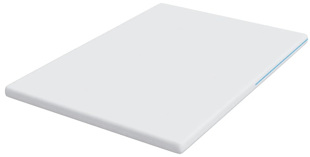 vidaXL Στρώματα Λευκό 160 x 200 cm 100% ύφασμα πολυεστέρα με τζακάρ