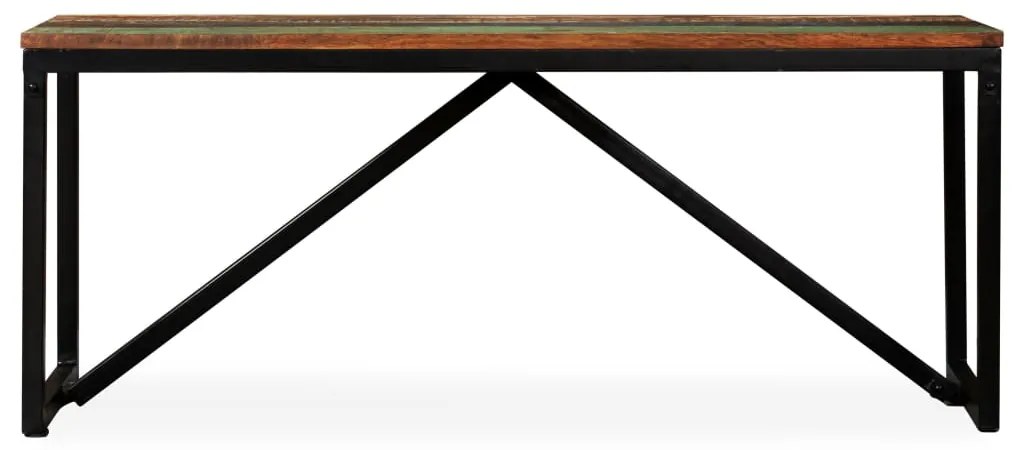 vidaXL Πάγκος 110 x 35 x 45 εκ. από Μασίφ Ανακυκλωμένο Ξύλο