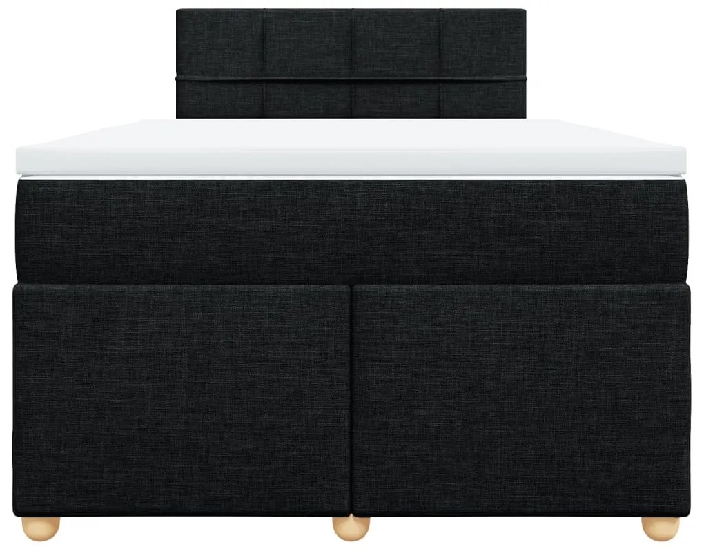 ΚΡΕΒΑΤΙ BOXSPRING ΜΕ ΣΤΡΩΜΑ ΜΑΥΡΟ 120X200 ΕΚ. ΥΦΑΣΜΑΤΙΝΟ 3286649