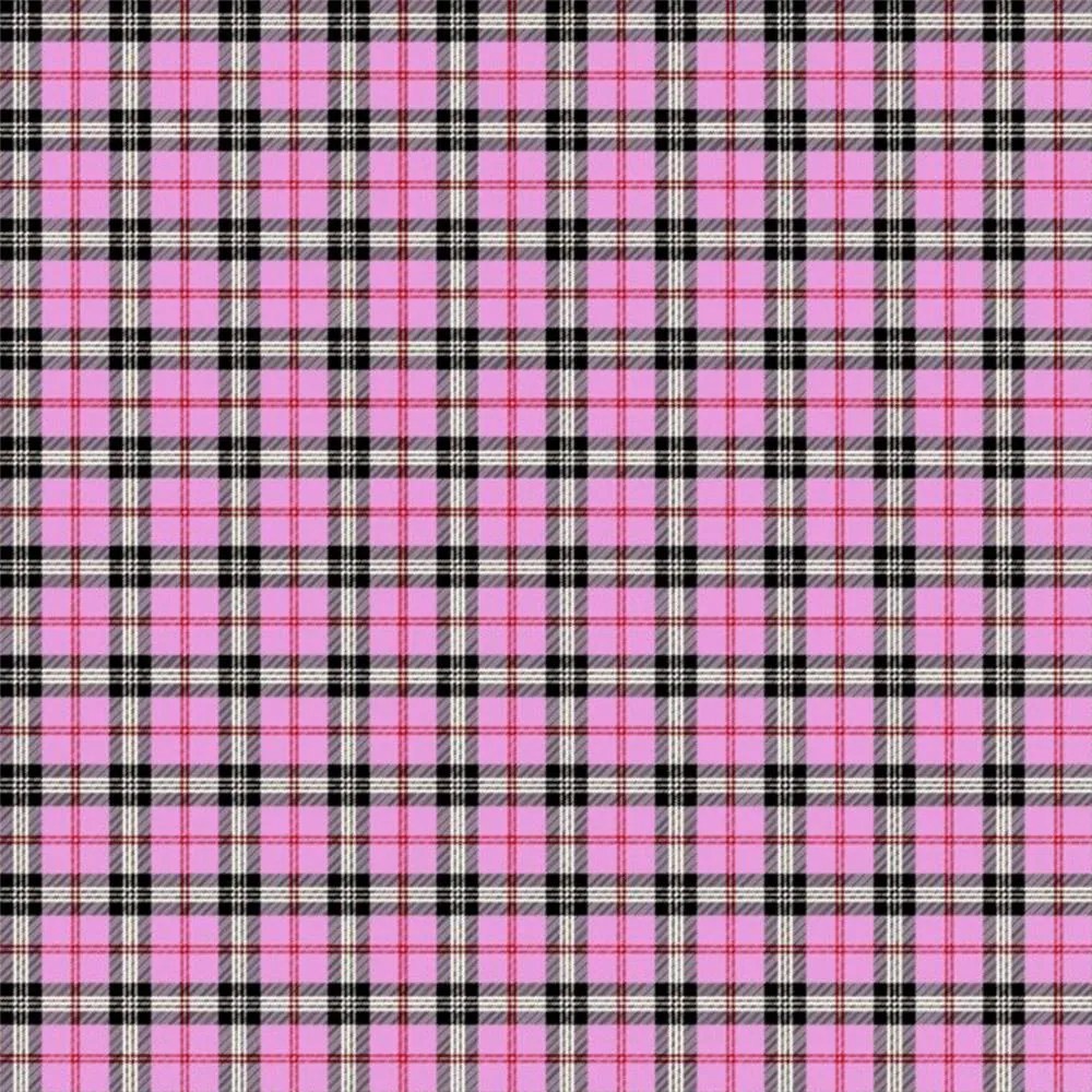 LINO ΚΑΡΕ TARTAN 301 PINK 90Χ90