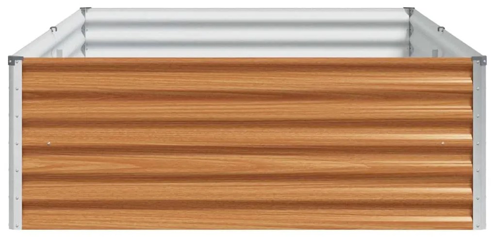 vidaXL Υπερυψωμένη Ζαρντινιέρα 195 x 100 x 36 εκ Επικαλυμμένος Χάλυβας