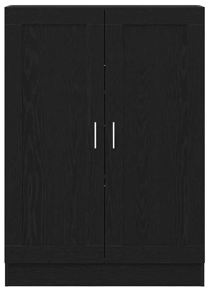 vidaXL Βιβλιοθήκη Μαύρη δρυς 82.5 x 30.5 x 115 εκ. Επεξεργασμένο ξύλο