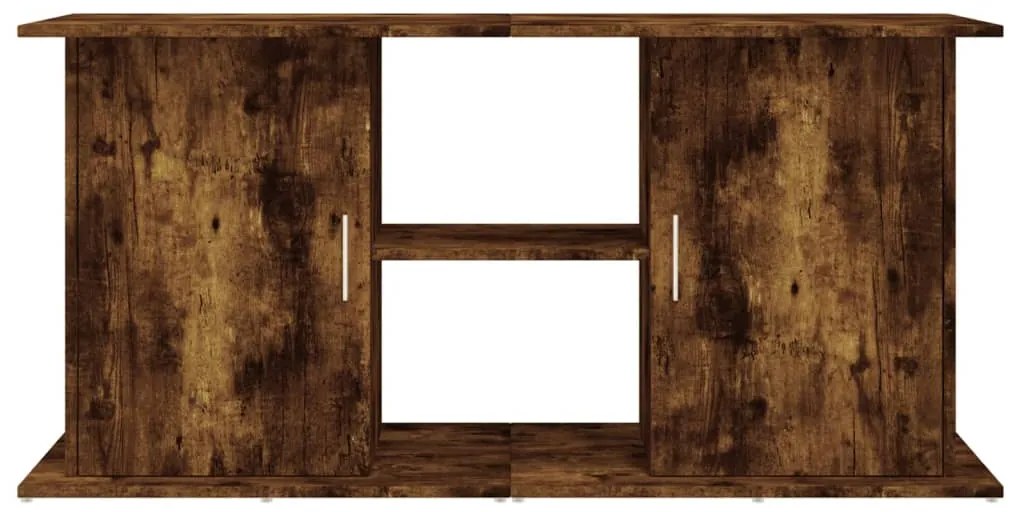 vidaXL Βάση Ενυδρείου Καπνιστή Δρυς 121x41x58 εκ. Επεξεργασμένο Ξύλο