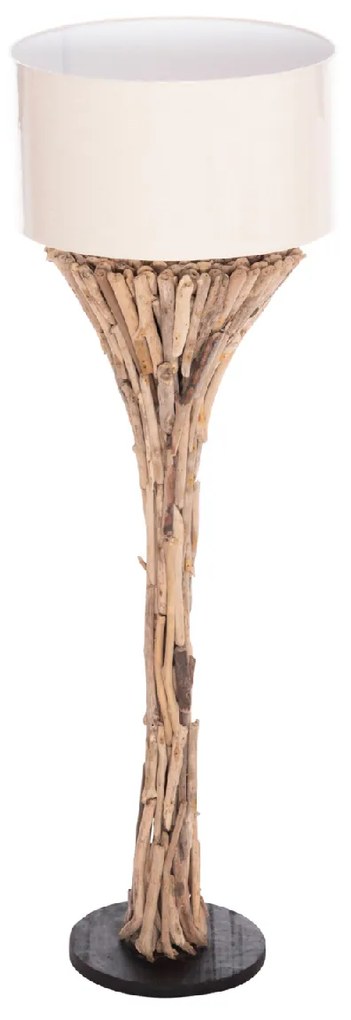 ΔΙΑΚΟΣΜΗΤΙΚΟ ΦΩΤΙΣΤΙΚΟ ΔΑΠΕΔΟΥ ALTAR HM4433 DRIFTWOOD--ΛΕΥΚΟ PVC Φ45x142Υεκ.