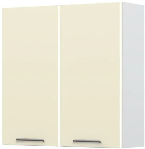 Ντουλάπι κρεμαστό Modena V9-90-2K-Λευκό - Μπεζ - 90.00Χ32.00Χ91.00cm