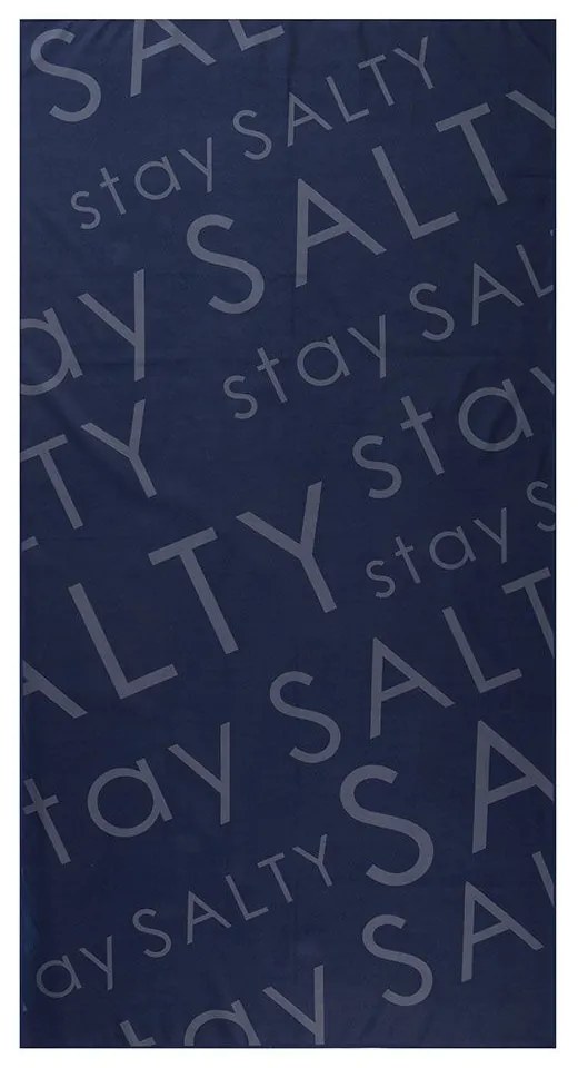 Πετσέτα Θαλάσσης Παιδική Stay Salty Blue-Black Nef-Nef Θαλάσσης 75x150cm Microfiber