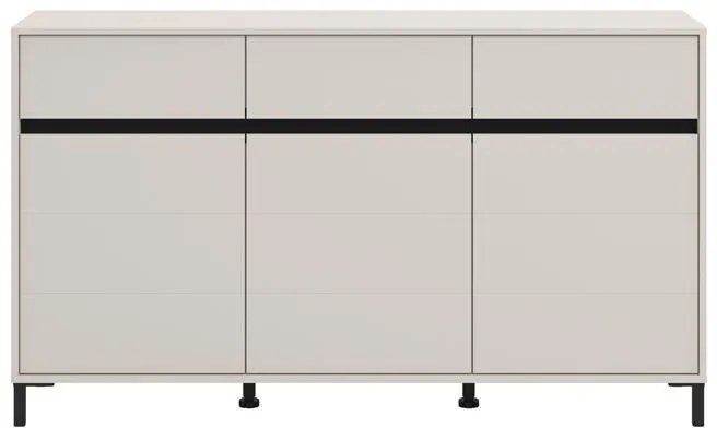 Μπουφές MARRON 157 3K3F3V Cashmere - Μαύρο 157x40x90εκ. 157x40x90 εκ.