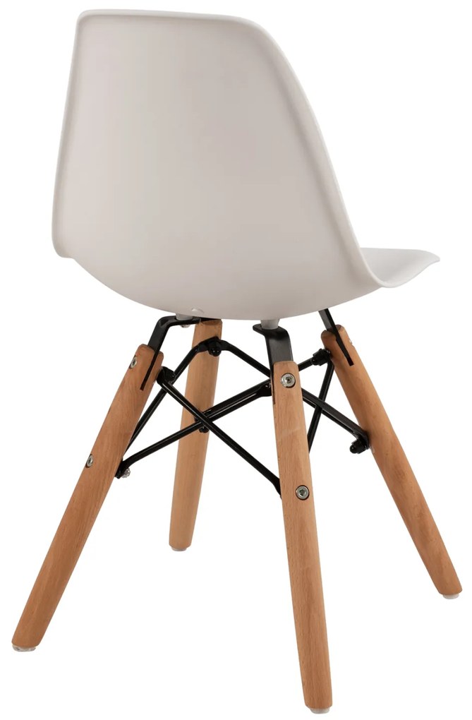 ΚΑΡΕΚΛΑ TWIST KID ΤΜΧ.HM8453.01 ΞΥΛΙΝΑ ΠΟΔΙΑ Κ ΚΑΘΙΣΜΑ PP ΛΕΥΚΟ 30,5Χ33Χ59 ΕΚ