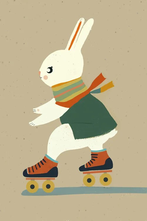 Εικονογράφηση Inline Skating Bunny, Treechild