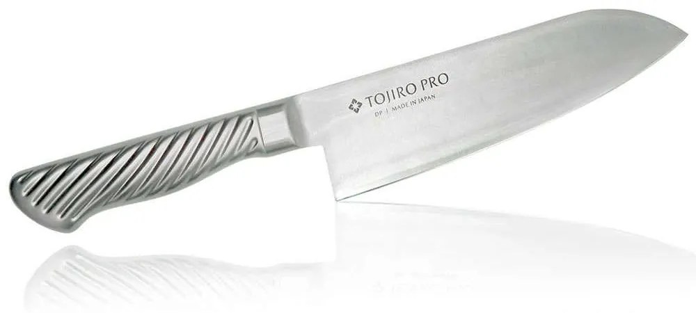 Μαχαίρι Santoku Pro DP Cobalt F-895 17cm Chrome Tojiro Ανοξείδωτο Ατσάλι