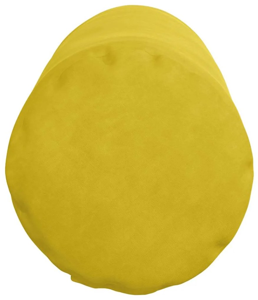 vidaXL Μαξιλάρια Στήριγμα 2 pcs Κίτρινο Ø 25 x 70 cm