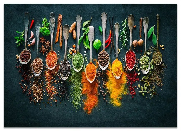 Megapap Πίνακας Σε Καμβά "Spices" Ψηφιακής Εκτύπωσης 70x50x3εκ.