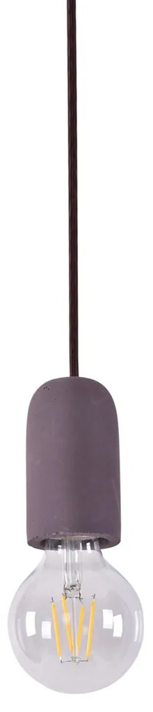 Φωτιστικό Οροφής Μονόφωτο Homelighting Iris 77-3576 Brown