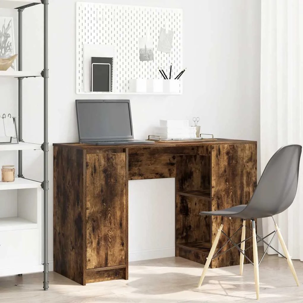 vidaXL Γραφείο Καπνιστή Δρυς 120x42x76 εκ. από Επεξεργασμένο Ξύλο