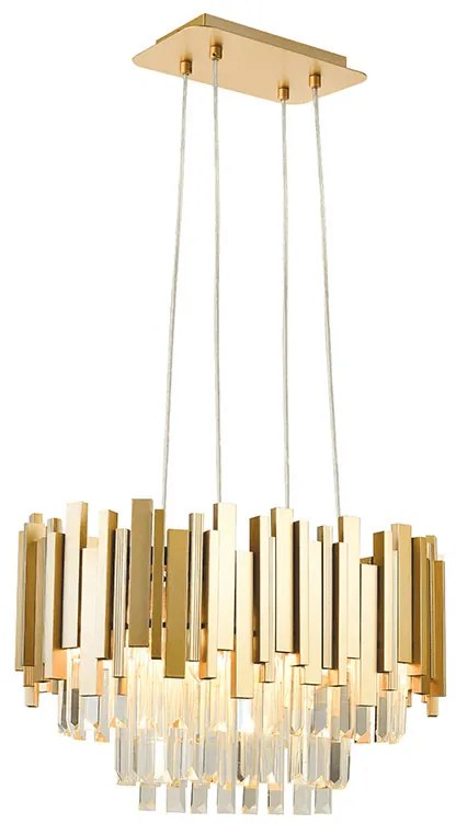 Φωτιστικό Οροφής Πολύφωτο Aca Empire EG6174P50CG Gold