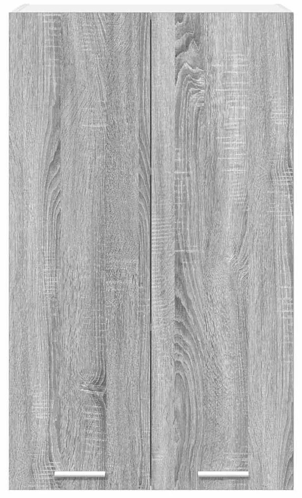 vidaXL Κρεμαστό ντουλάπι με αποθήκευση Γκρίζο Σονομα 60 x 31 x 100 εκ.