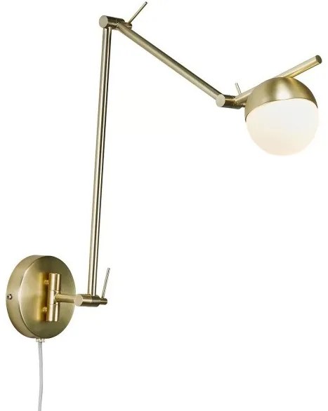 Απλίκα Φωτιστικό Τοίχου G9 5W IP20 Contina Nordlux-2010971035-Ορείχαλκος 2010971035