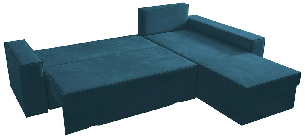 Καναπές Γωνιακός ArteLibre Αναστρέψιμος CAHABON Μπλε 250x210x79cm
