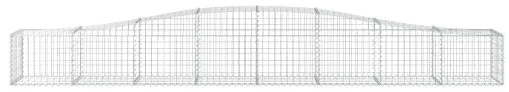 vidaXL Συρματοκιβώτια Τοξωτά 8 τεμ. 400x50x40/60 εκ. Γαλβαν. Ατσάλι