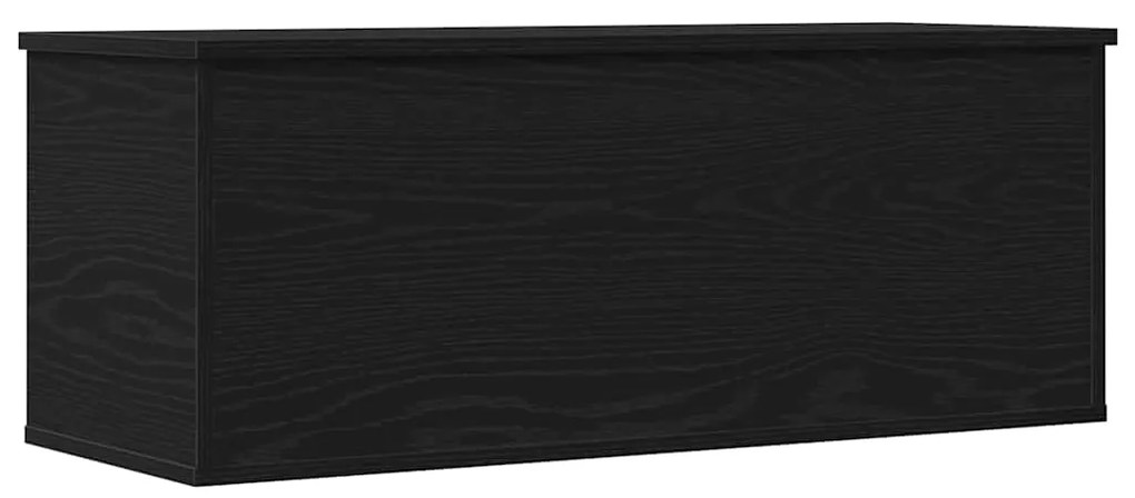 vidaXL Κουτί αποθήκευσης Μαύρη δρυς 90 x 35 x 35 cm Επεξεργασμένο ξύλο