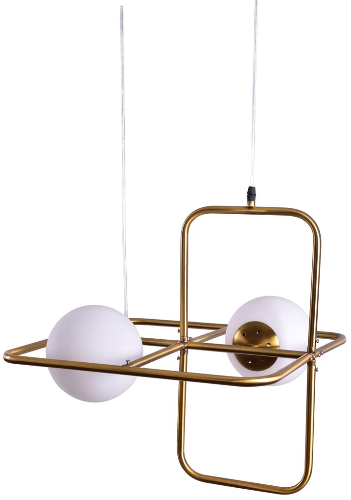 SE 133-2PS ATHEN PENDANT LAMP BRUSHED BRASS 1A4