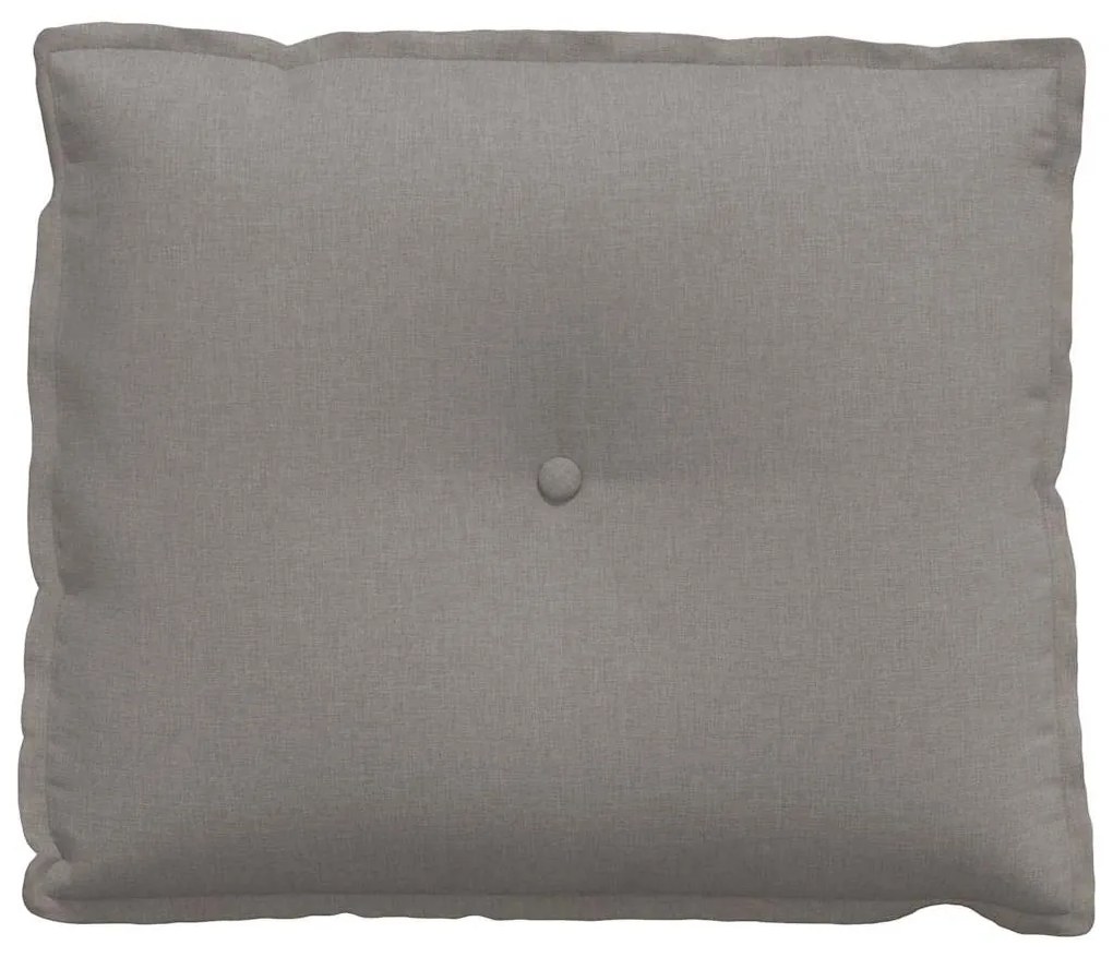 vidaXL Μαξιλάρι Πλάτης Taupe 60 x 19 x 50 εκ ύφασμα