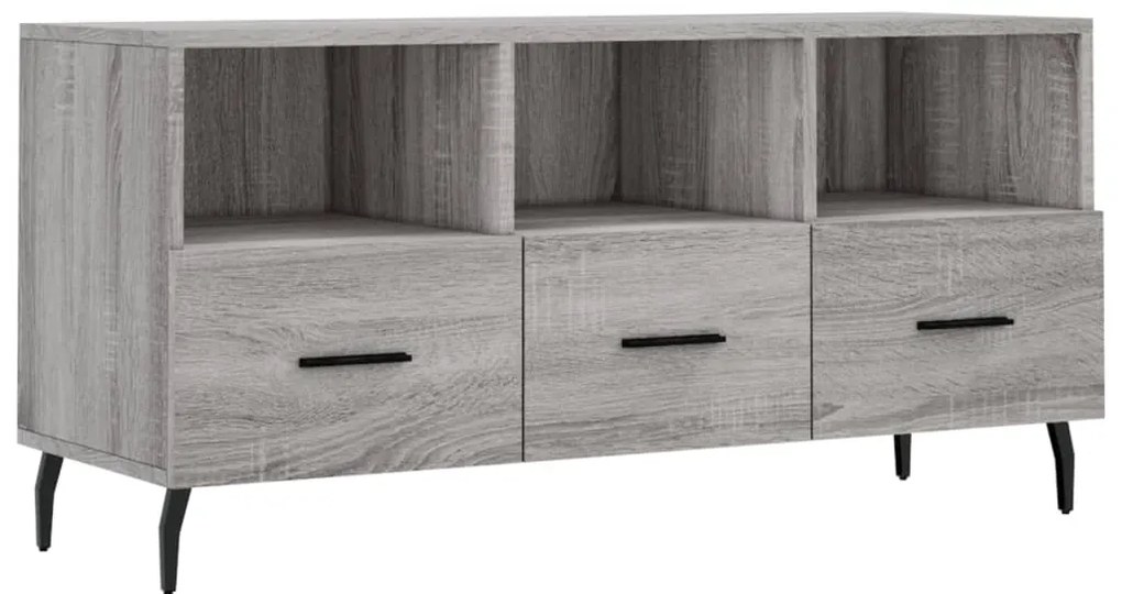 vidaXL Έπιπλο Τηλεόρασης Γκρι Sonoma 102 x 36 x 50 εκ. Επεξεργ. Ξύλο