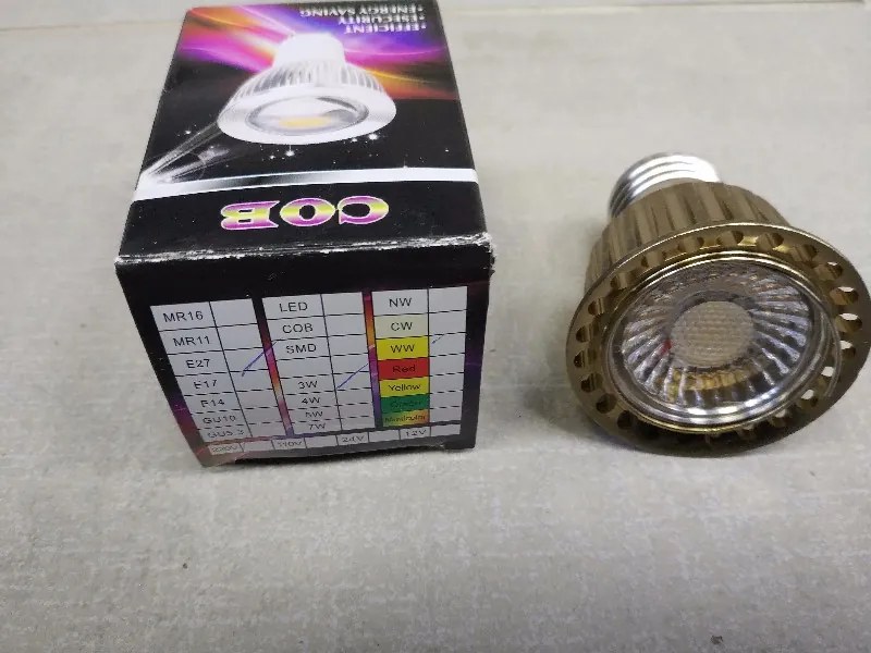 Λάμπα LED COB - E27 - 3W - 6500K - 586413