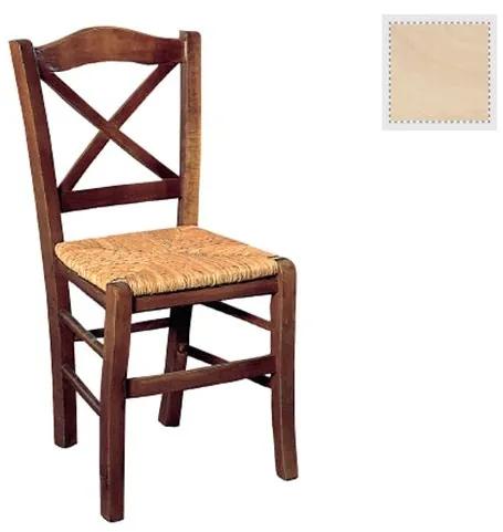 Ρ967,0 METRO Καρέκλα Οξιά Άβαφη με Ψάθα Αβίδωτη  43x47x88cm Άβαφο,  Ξύλο/Ψάθα, , 1 Τεμάχιο
