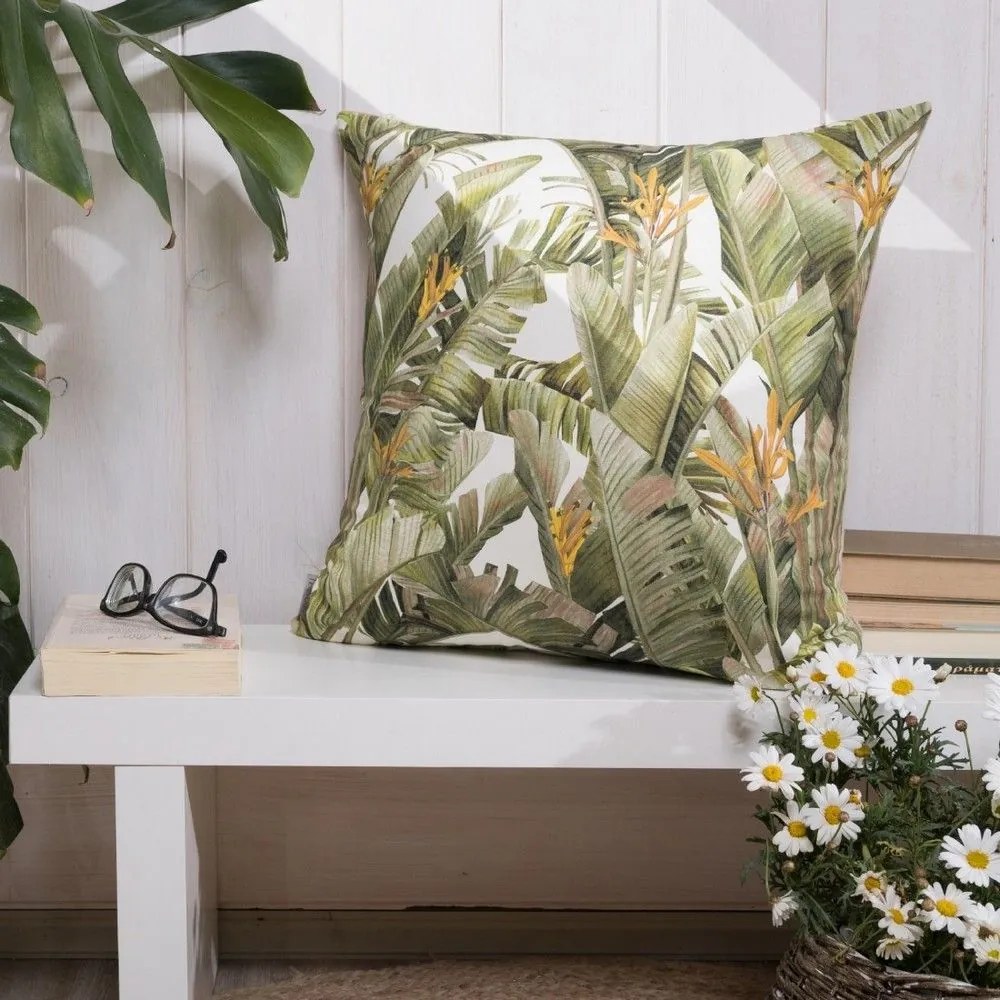 Μαξιλάρι Διακοσμητικό (Με Γέμιση) Lugo Green Teoran 50X50 Cotton-Polyester