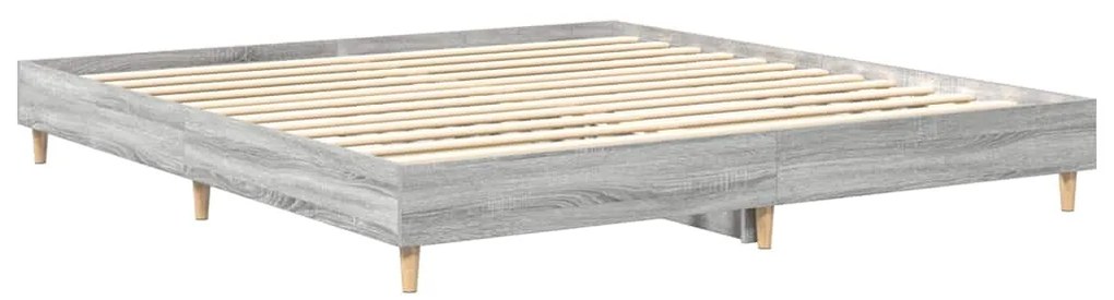 vidaXL Πλαίσιο κρεβατιού χωρίς στρώμα 200x200 εκ. Επεξεργασμένο Ξύλο