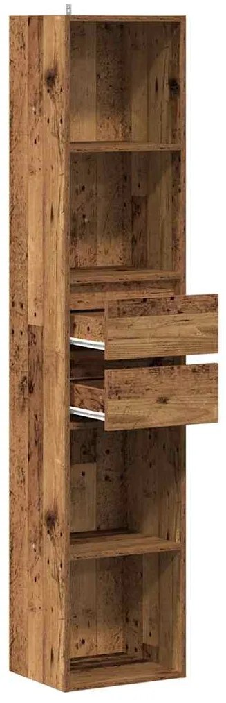 ντουλάπι βιβλίων vidaXL Παλιό ξύλο 36x30x171 cm Κατασκευασμένο ξύλο