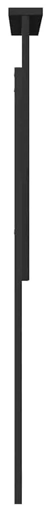 vidaXL Κεφαλάρι με κεφαλάρι Μαύρη Οξυά 75 cm Επεξεργασμένο ξύλο