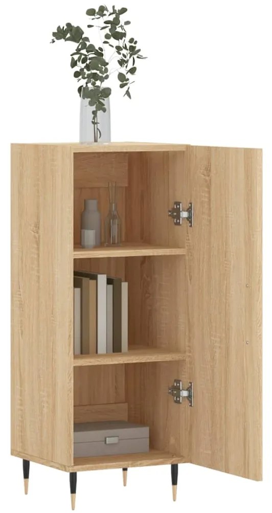 vidaXL Ντουλάπι Sonoma Δρυς 34,5x34x90 εκ. από Επεξεργασμένο Ξύλο