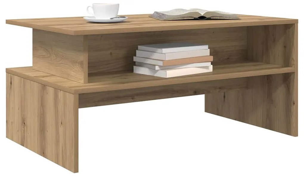 vidaXL Τραπεζάκι σαλονιού artisan δρυς 90 x 55 x 42.5 εκ