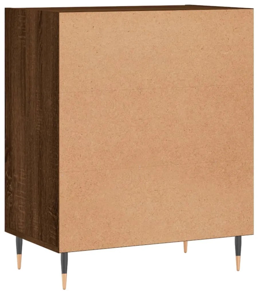 vidaXL Ραφιέρα Καφέ Δρυς 57 x 35 x 70 εκ. από Επεξεργασμένο Ξύλο