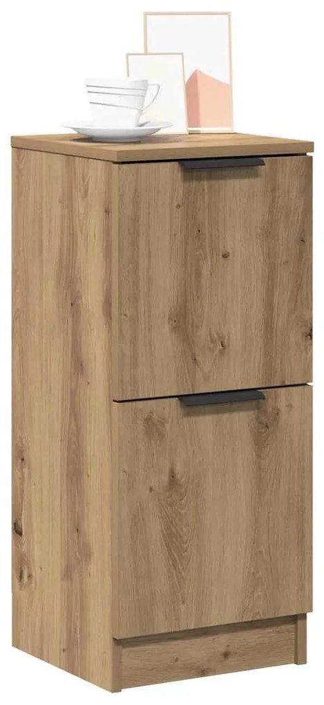 vidaXL Sideboards 2 τεμάχια Artisan Oak 30x30x70cm Κατασκευασμένο ξύλο