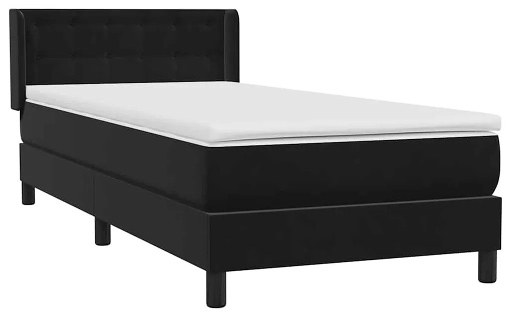 ΚΡΕΒΑΤΙ BOXSPRING ΜΕ ΣΤΡΩΜΑ ΜΑΥΡΟ 90X220 ΕΚ. ΒΕΛΟΥΔΙΝΟ 3318479