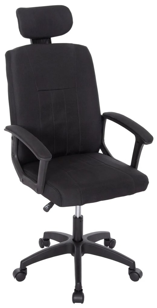 ΚΑΡΕΚΛΑ ΓΡΑΦΕΙΟΥ NIMBLE HM1199.11 ΜΑΥΡΟ ΥΦΑΣΜΑ-ΜΑΥΡΟΣ ΣΚΕΛΕΤΟΣ & ΒΑΣΗ NYLON 59x64x122Υεκ