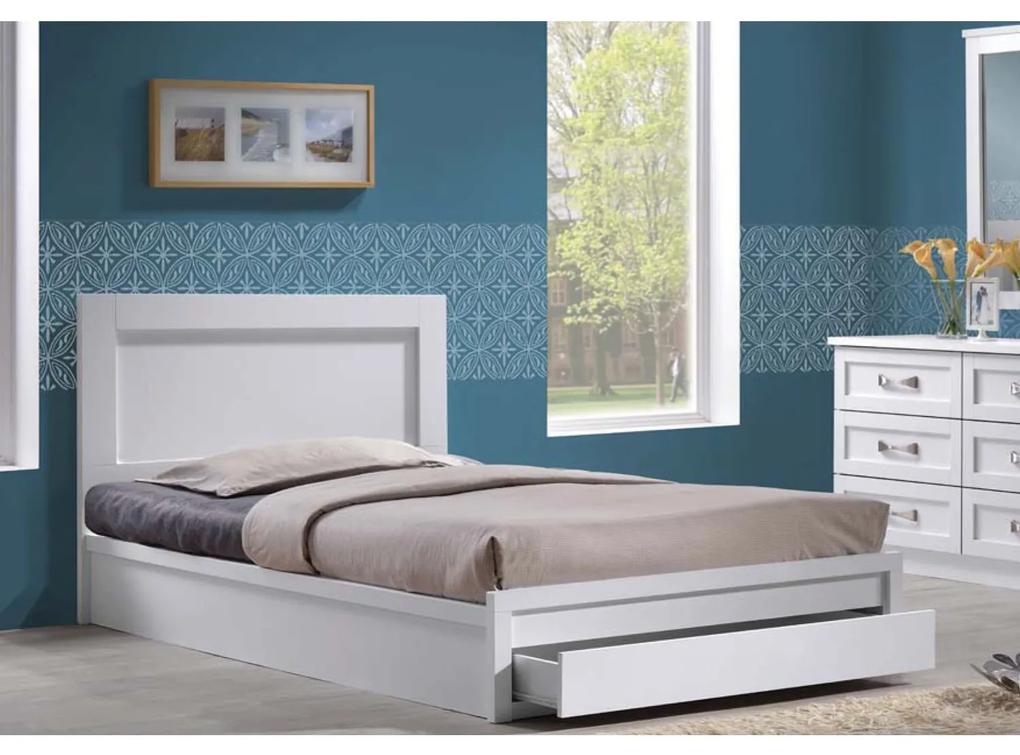 Κρεβάτι Life White EM3633,1 207X99X93 cm Μονό Μελαμίνη