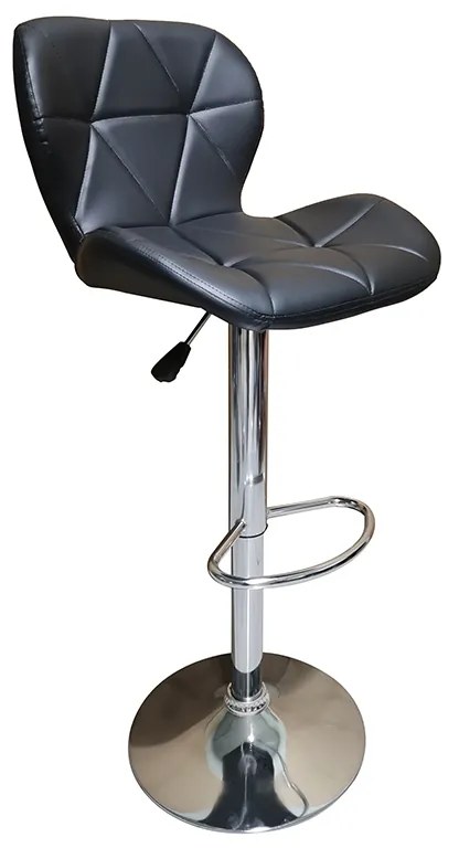 BAR91 BLACK PUΣKAMΠO ΜΕ ΑΜΟΡΤΙΣΕΡ 39X39X60-81/80-101εκ. (Σετ 2 ΤΕΜ)