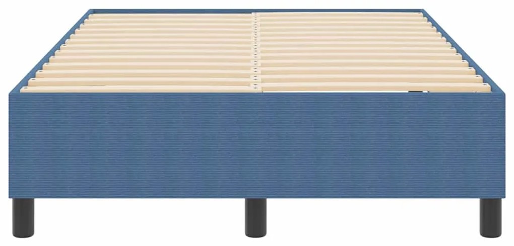 vidaXL Κρεβάτι με ελατήρια Μπλε 120 x 200 cm Βελούδο