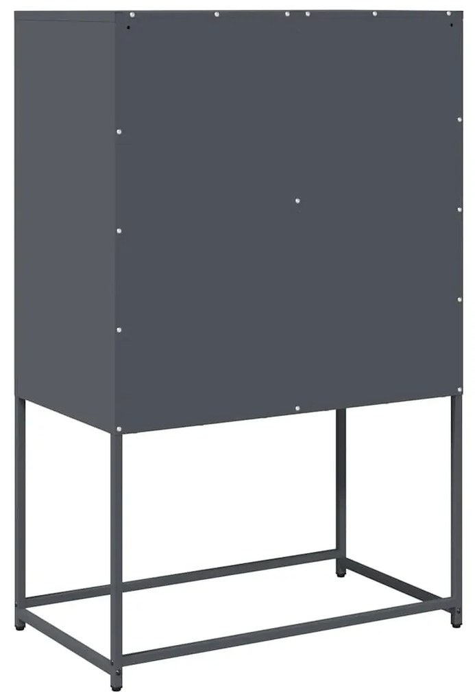 HIGHBOARD ΑΝΘΡΑΚΙ 68X39X107 CM ΧΑΛΥΒΑΣ 853376