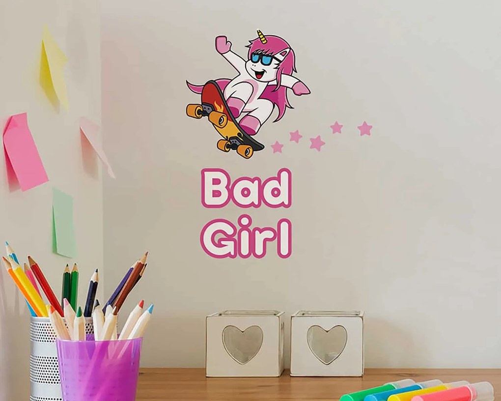 Διακοσμητικά αυτοκόλλητα τοίχου Bad Girl XS