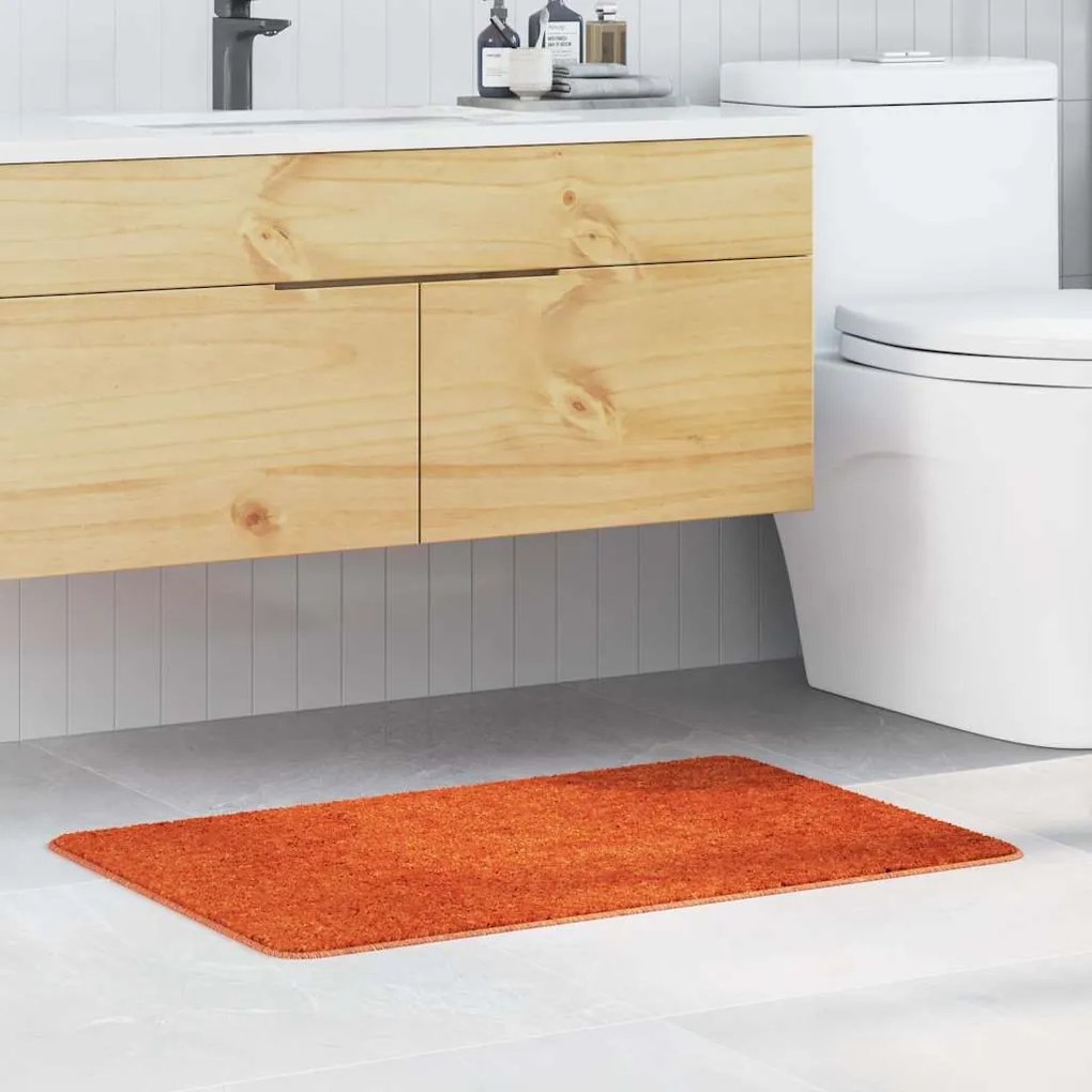 vidaXL Πατάκι μπάνιου Πορτοκαλί 60 x 90 cm Πολυπροπυλένιο