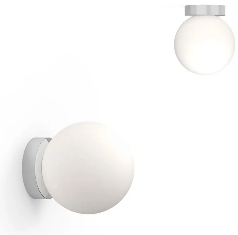 Φωτιστικό Τοίχου Bola Sphere Flush 10 10924 25,4x13,5cm Dim Led 1625lm 20W Chrome Pablo Designs