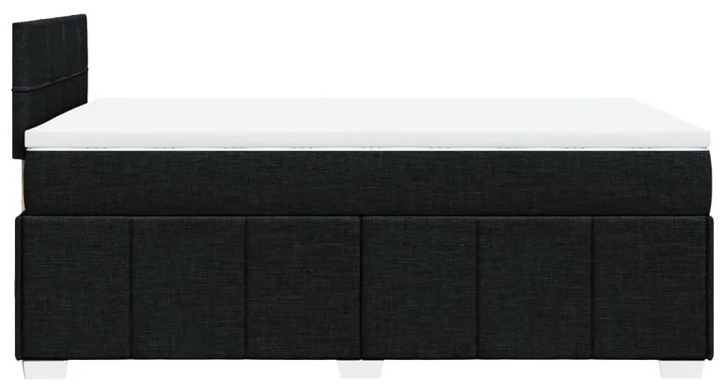 ΚΡΕΒΑΤΙ BOXSPRING ΜΕ ΣΤΡΩΜΑ ΜΑΥΡΟ 120X200 ΕΚ. ΥΦΑΣΜΑΤΙΝΟ 3289337