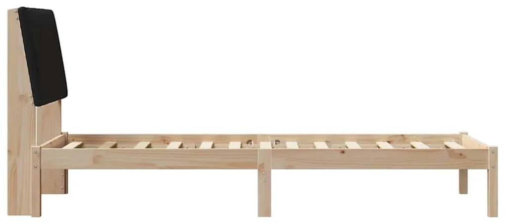 vidaXL Σκελετός Κρεβατιού Καφέ 80 x 200 cm Στερεά ξυλεία πεύκου